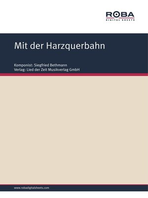 cover image of Mit der Harzquerbahn